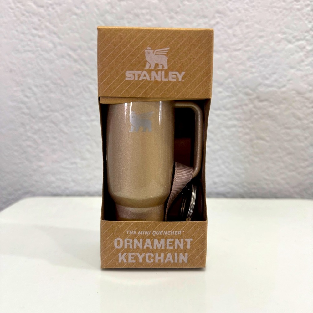 Stanley x Elf Mini Gold Quencher Ornament Keychain Accessory